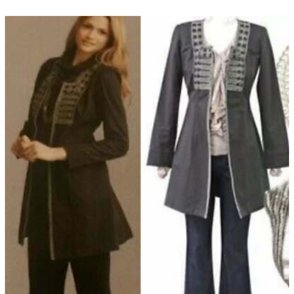Cabi long jacket - great over leggings! NWOT